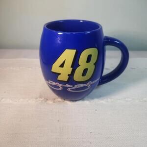 NASCAR Coffee Mug Jimmie Johnson Signature  Blue